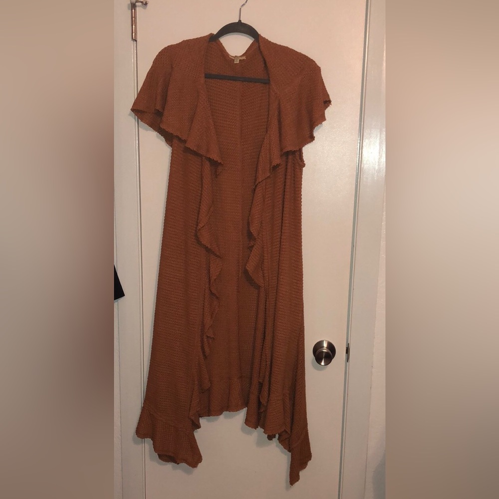 Kori Terra Cotta Vest with hood M/L